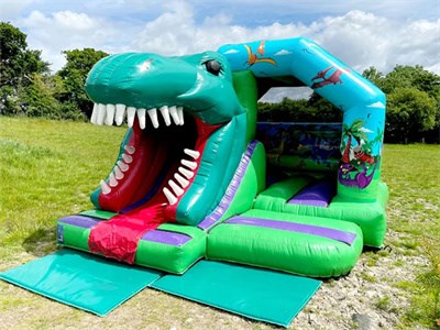Grenn 3D Dino Dinosaur Bouncy Castle With Slide